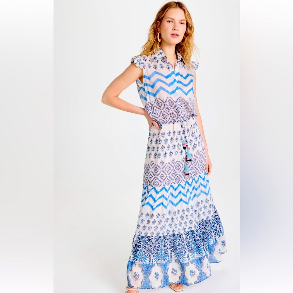 XS Bell Bree Chevron Maxi Dress